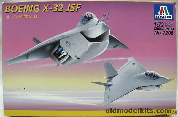 Italeri 1/72 Boeing X-32 Joint Strike Fighter, 1208 plastic model kit